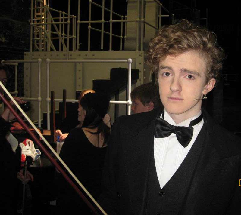 Richard Irvine backstage